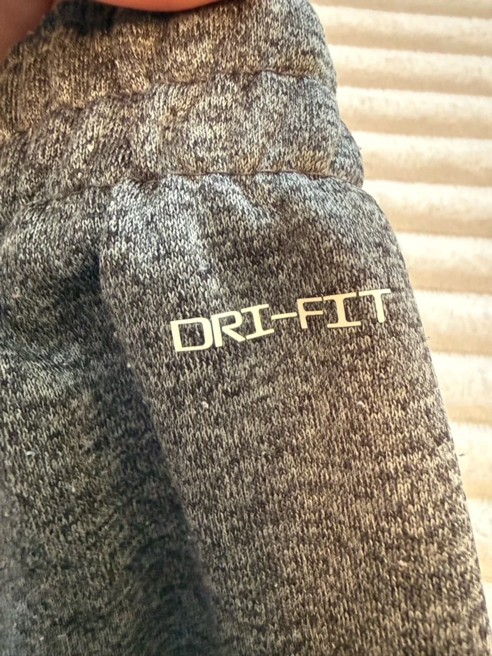 Nike Kids Dark Gray Jogger Sweatpants with Side Logo - Picture 5 of 5